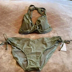 Time and Tru Green Two Piece Bikini Set in Size 3X.  NWT